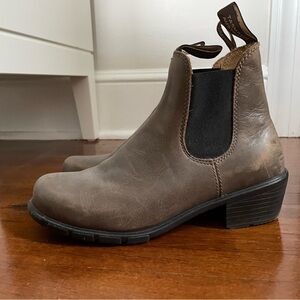 Brown Leather Chelsea Boots